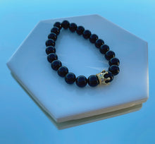 Load image into Gallery viewer, Black Rose Long Distance Bracelet Set