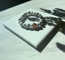 Load image into Gallery viewer, Black Marble Long Distance Bracelet Set