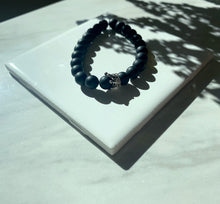 Load image into Gallery viewer, Stained Marble Long Distance Bracelet Set