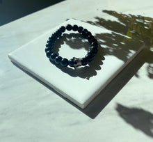 Load image into Gallery viewer, Snowy Night Long Distance Bracelet Set