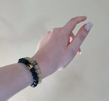 Load image into Gallery viewer, Sand Stone Long Distance Bracelet Set