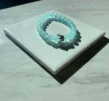 Load image into Gallery viewer, Sea Foam Long Distance Bracelet