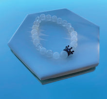 Load image into Gallery viewer, Snowy Night Long Distance Bracelet Set