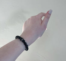 Load image into Gallery viewer, Black Crystal Long Distance Bracelet Set
