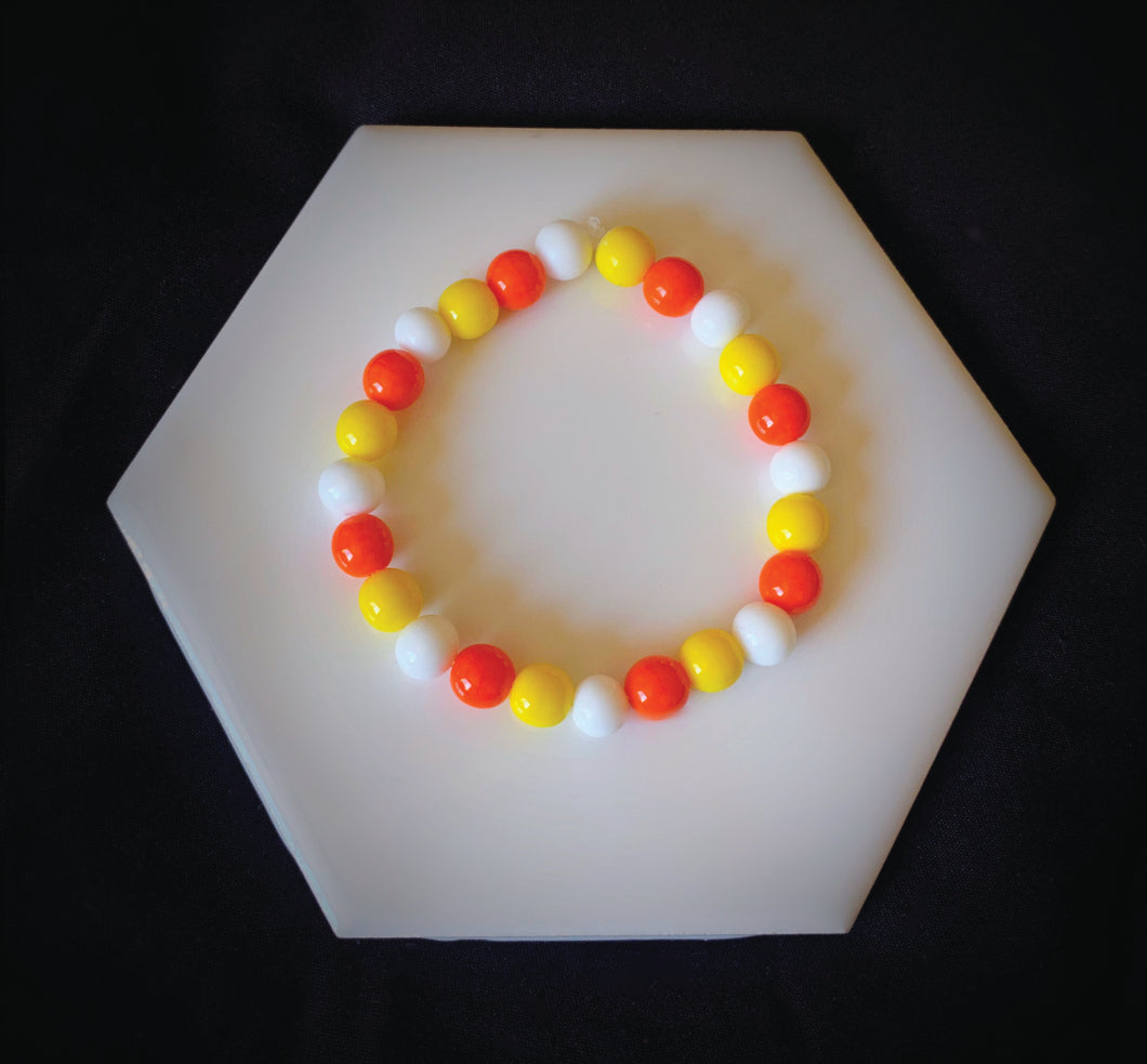 Halloween Candy Corn Bracelet