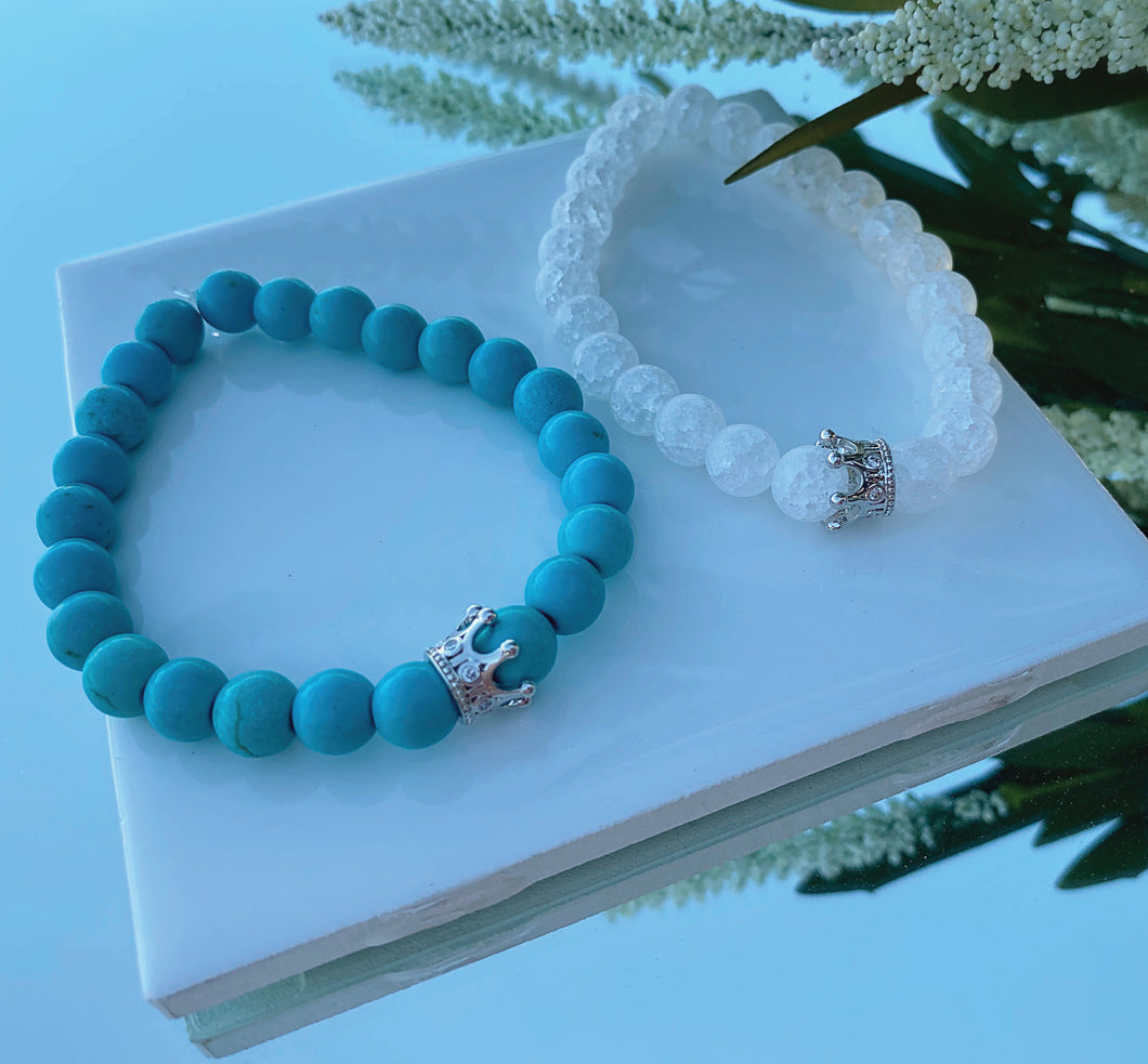 Crystal Ocean Long Distance Bracelet Set