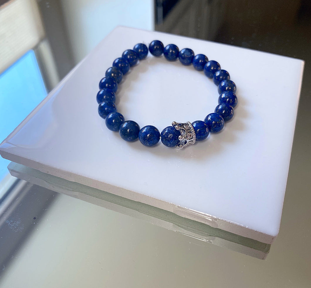 Lapis Long Distance Bracelet