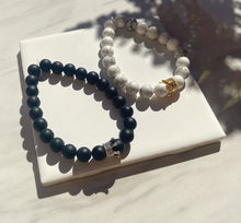 Load image into Gallery viewer, Stained Marble Long Distance Bracelet Set
