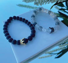 Load image into Gallery viewer, Thunderstorm Long Distance Bracelet Set
